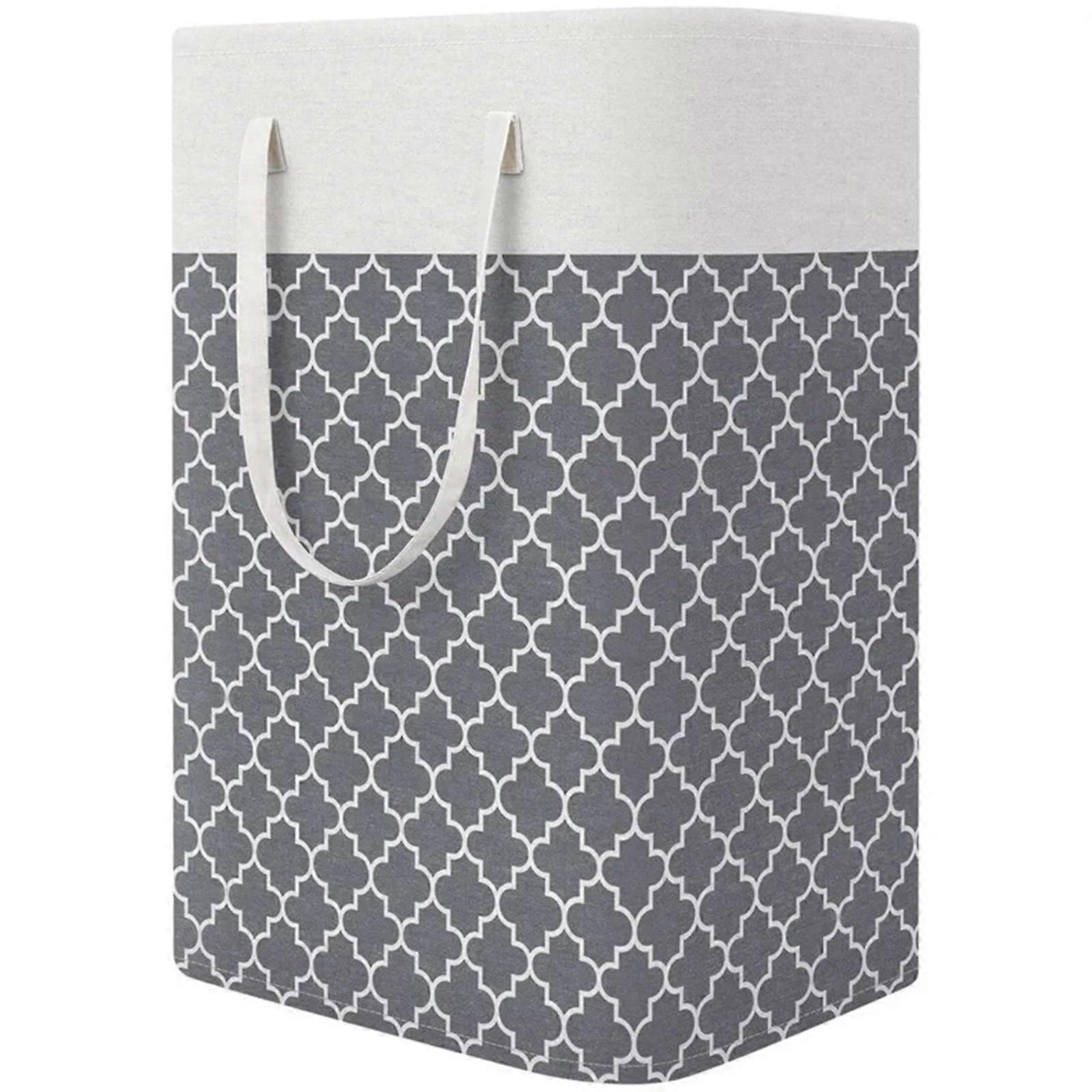 Large Capacity Waterproof Laundry Basket 75L Foldable Hamper with Handles for Clothes Storage