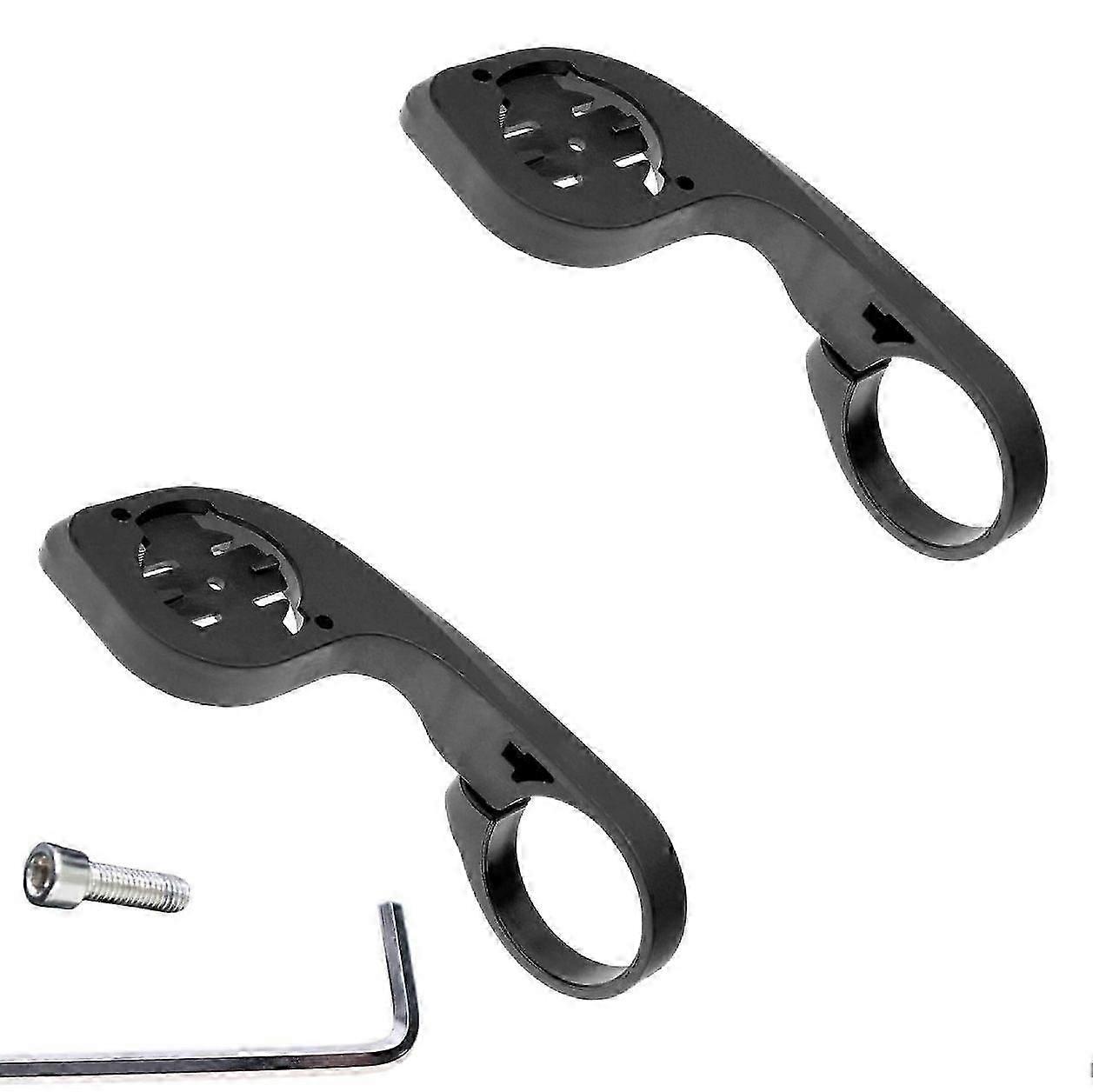 2 Front Bike Computer Mount Compatible with 31.8mm Handlebars, Quarter Turn & Twist