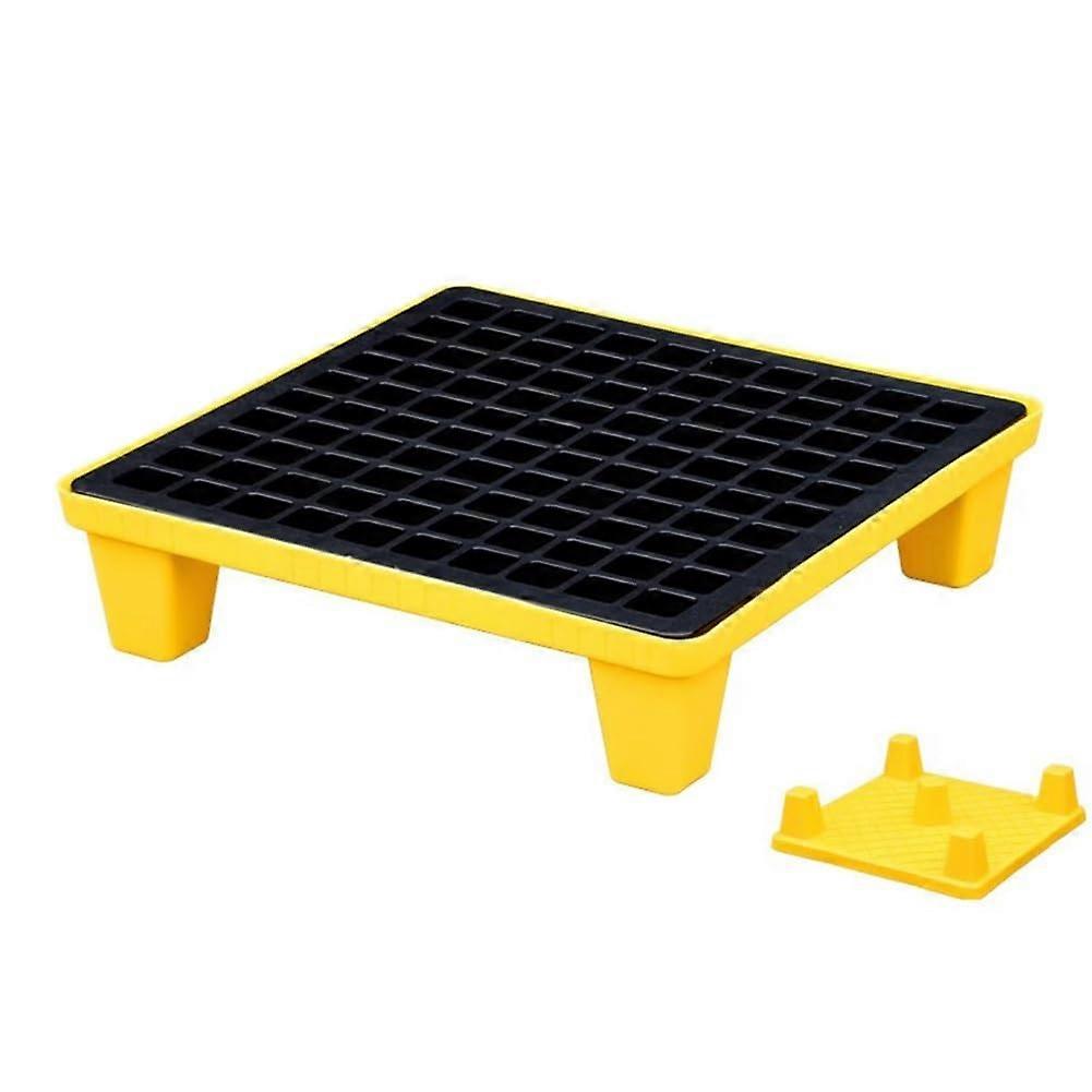 Spill Containment Tray with AntiLeakage Design, Stackable NonSlip Industrial Storage Platform