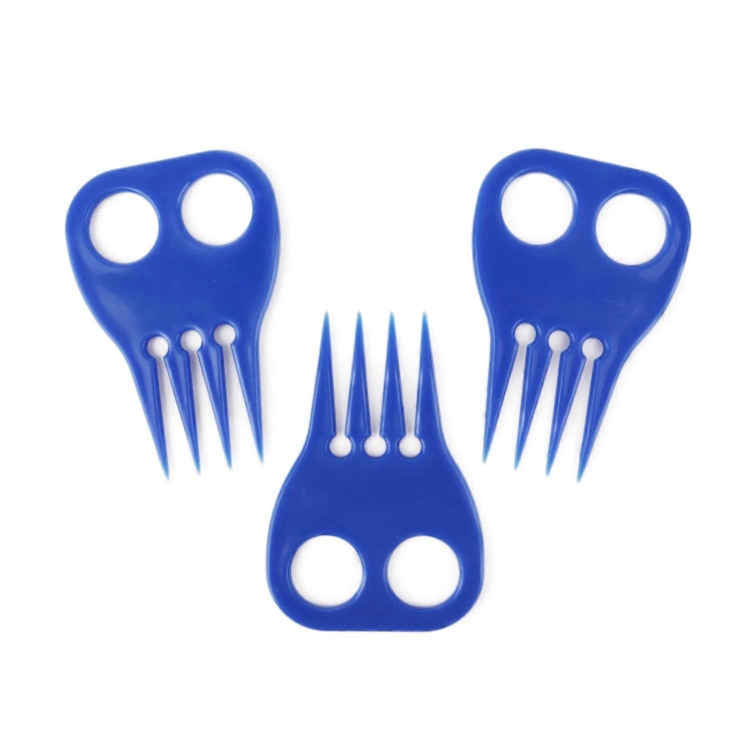 Welcomeget 3PCS Plastic Pulling Combs Horse Mane Tail Mini Pocket Combs