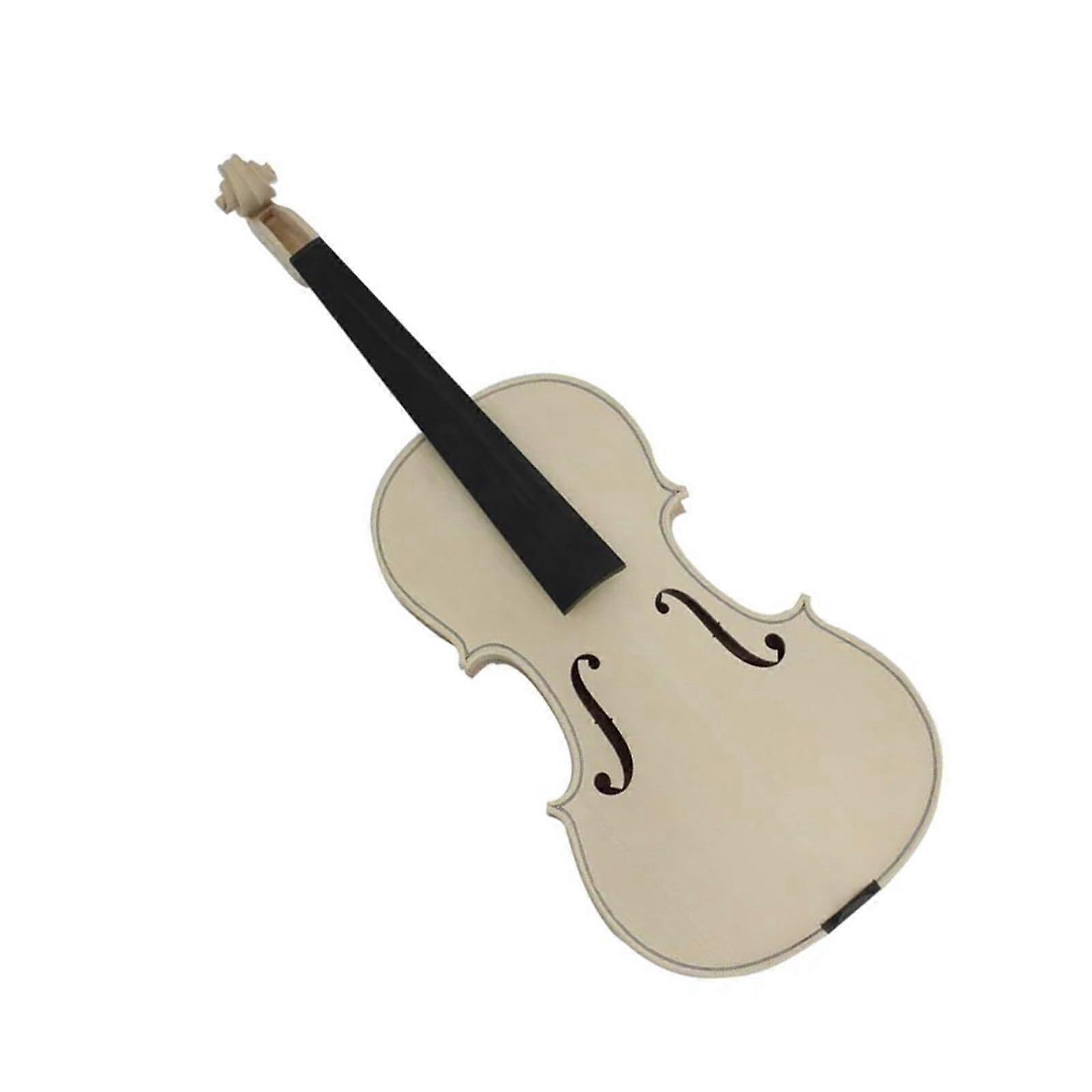1/2 Size Beginner Violin Kit Handmade Maple Spruce Bright Tone Ready to Play for Students