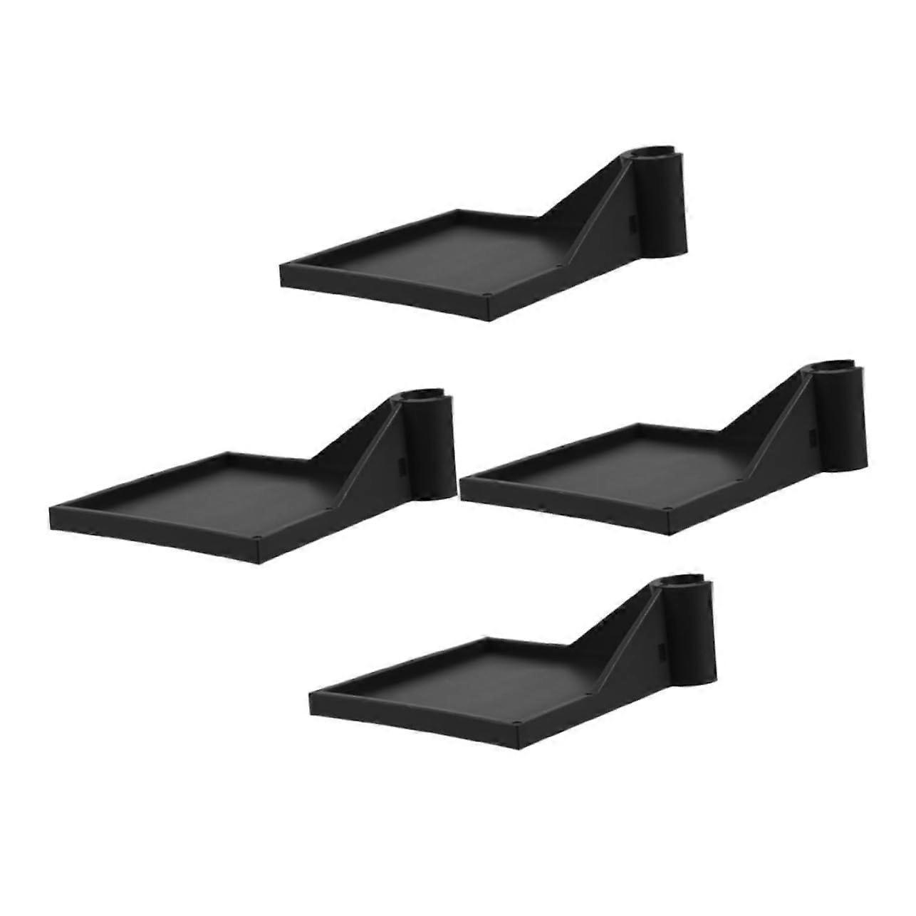 4pcs Heavy Duty Grow Tent Shelf with Adjustable Corner Bracket for Hygrometer and Camera