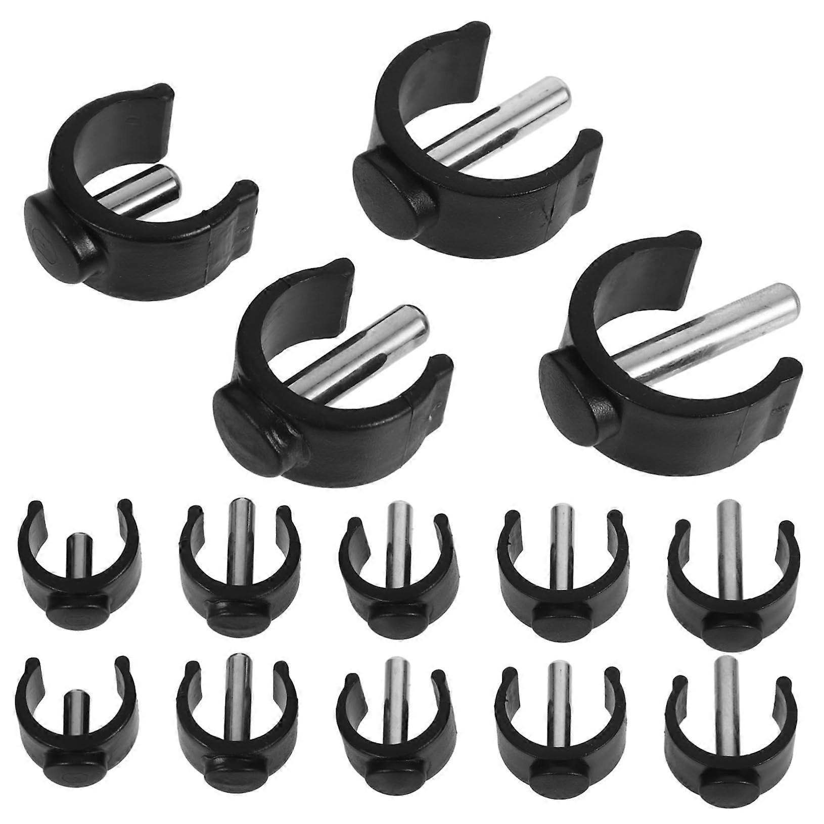 20pcs Folding Walking Stick Accessories Cane Tips Replacement with Secure Clamp Lock for Outdoor