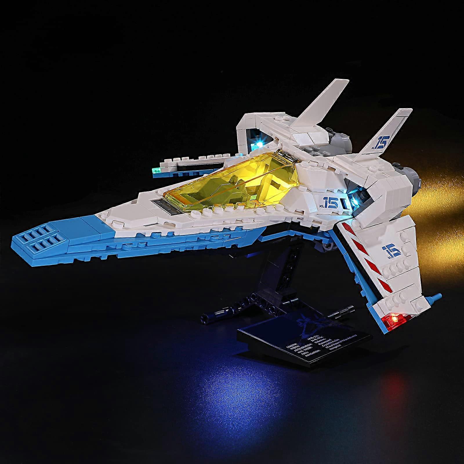 Easy Tool Installation LED Light Kit for  Lightyear XL15 76832 Spaceship Model