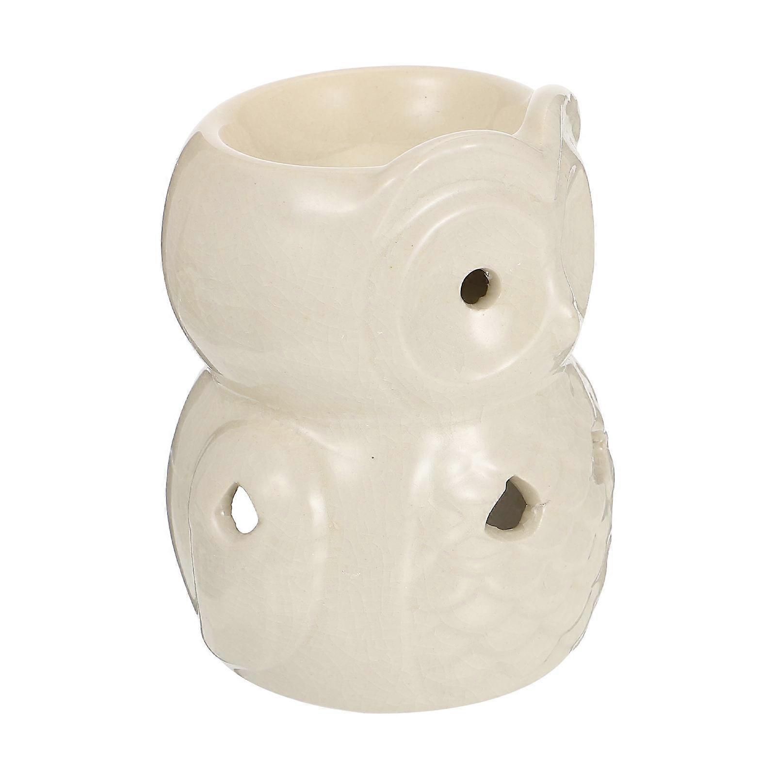 Ceramic Aroma Diffuser Owl Shaped for Relaxation Decoration 1Pcs