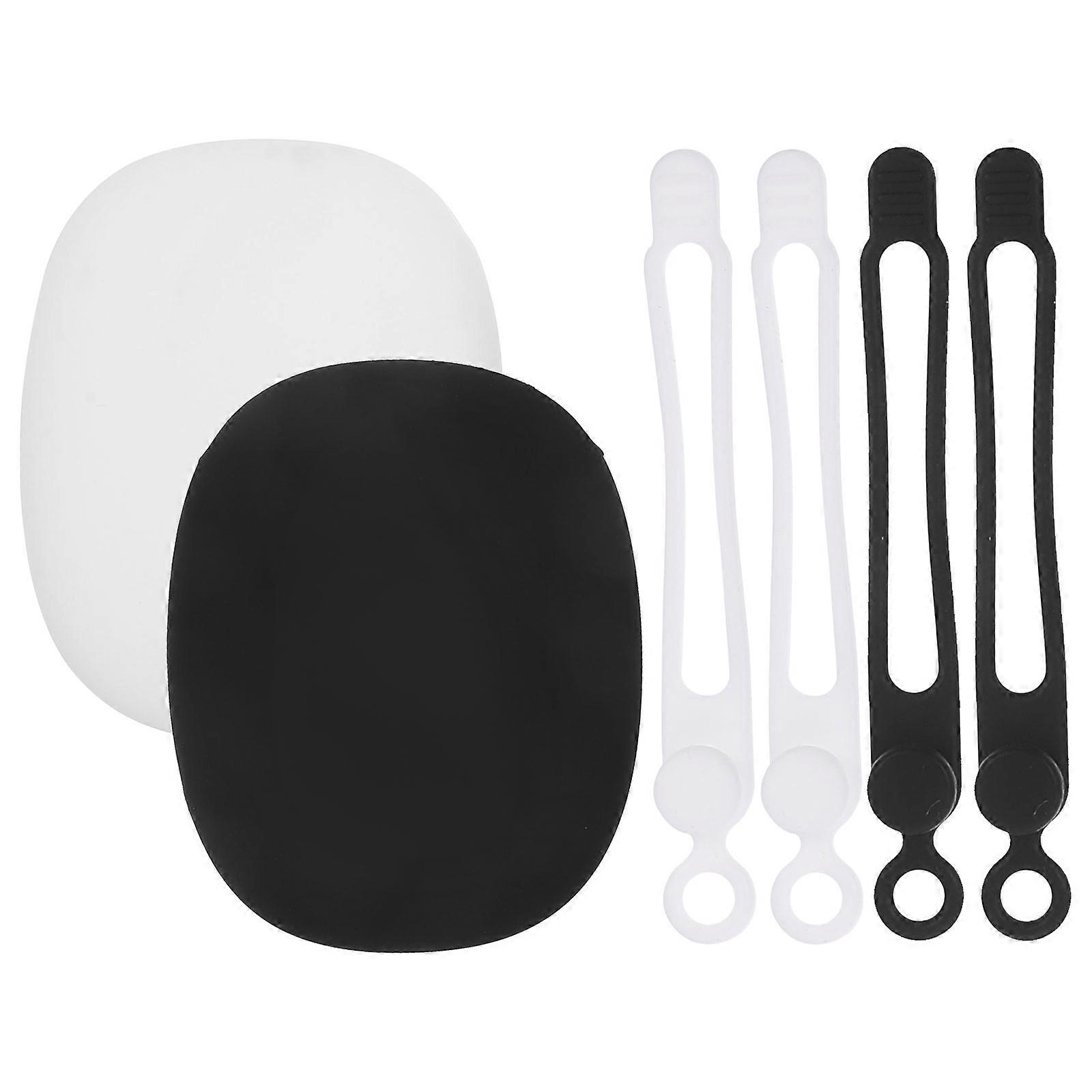 Silicone Earphone Storage Bag for Organizing 3Sets with Cable Ties in Assorted Color