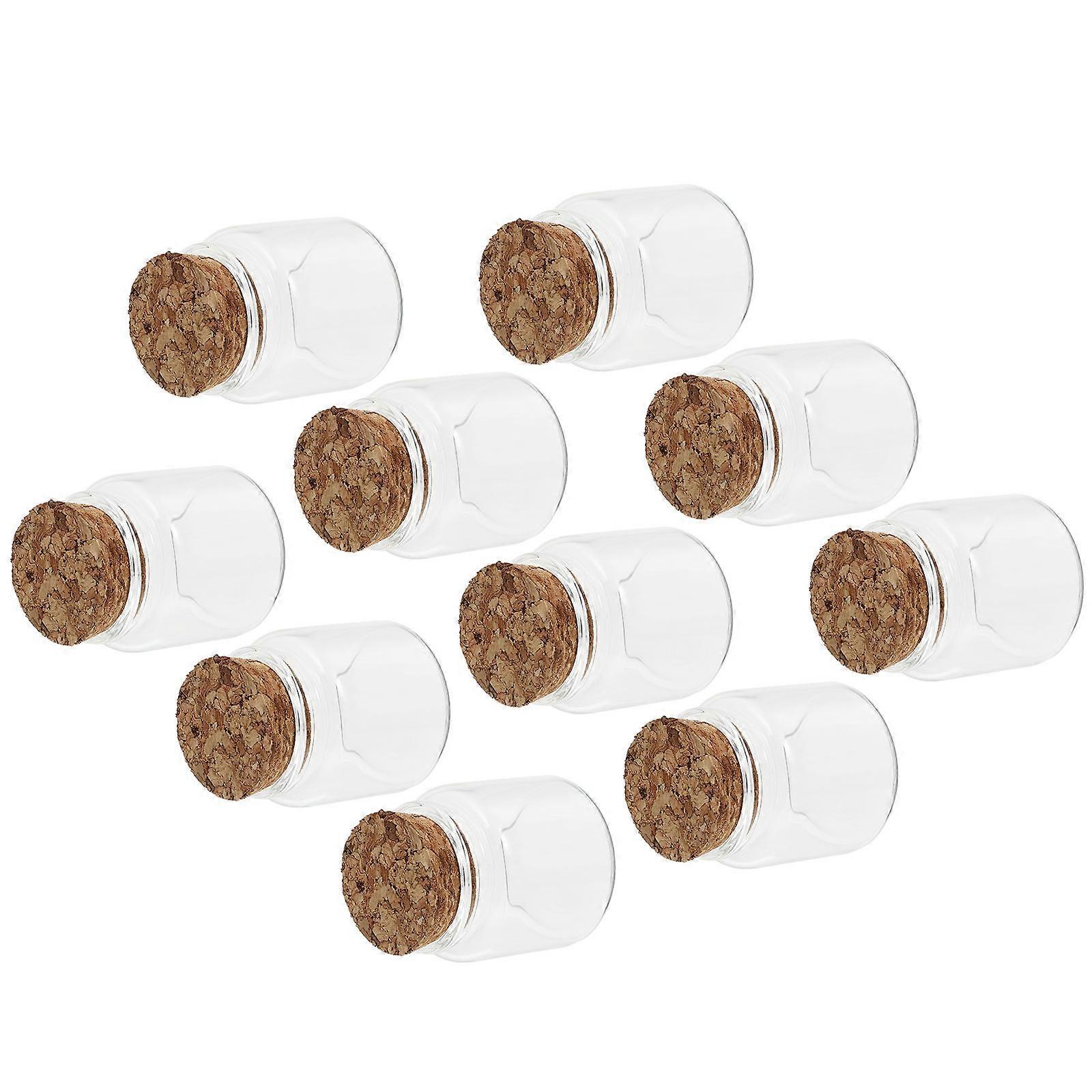 Assorted Color Smooth Glass Bottles for Storage 30Pcs Beverage Bottles