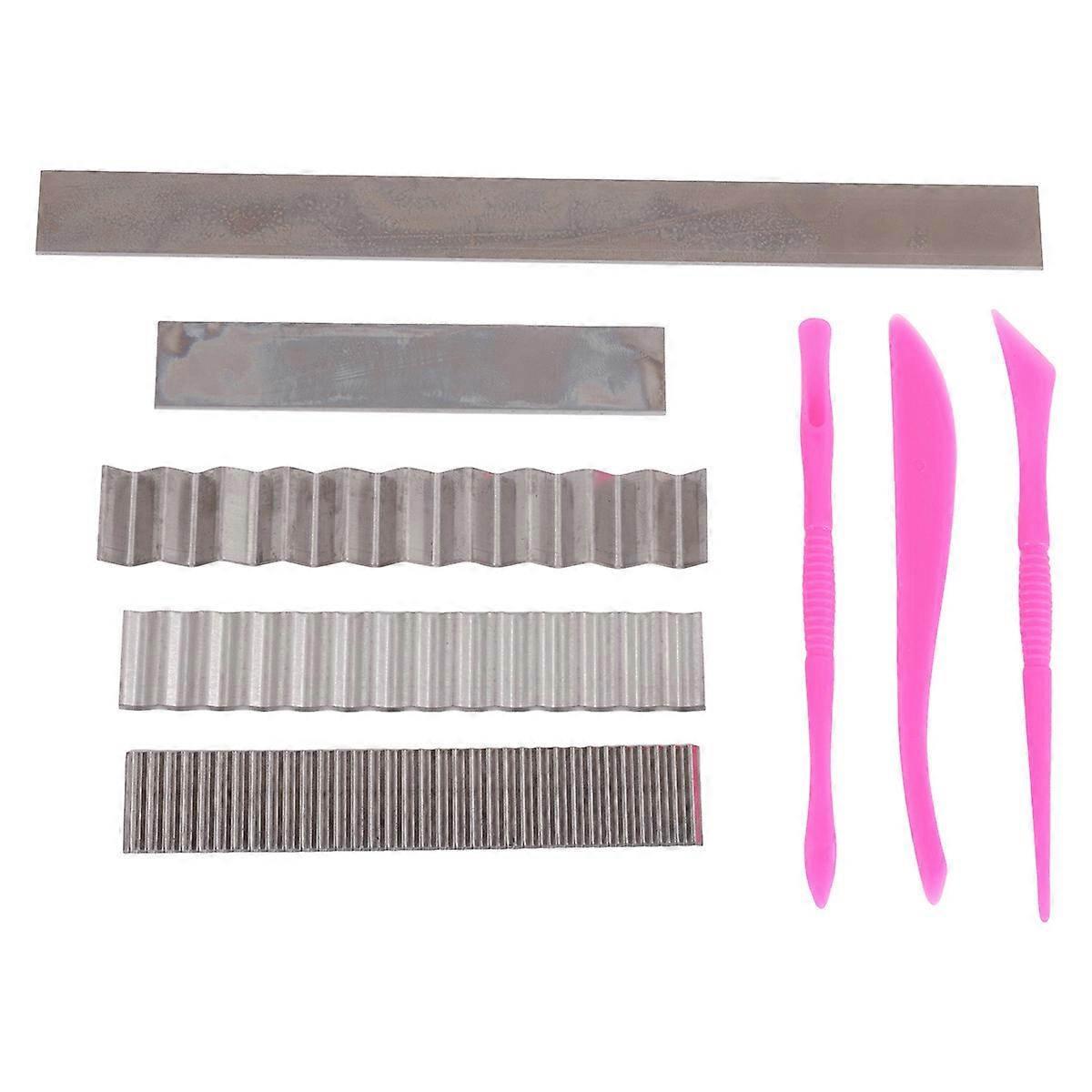 8Pcs Flexible Polymer Clay Cutter Slicing Tools for DIY Craft Cutting