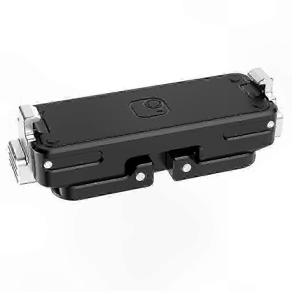 Magnetic quick-release locking claws for action camera accessories
