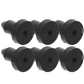 6pcs Rubber Drain Creative Plug Boat Drain Plug Deck Drain Plug Replacement Plug for Boat