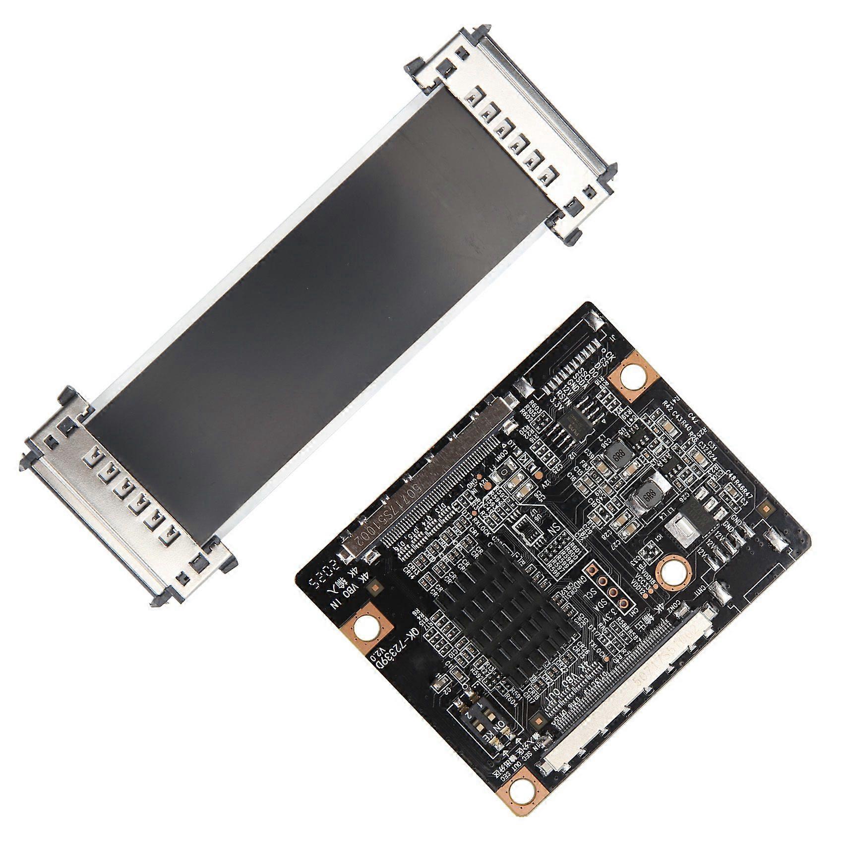 4X QK-72339D Upgraded Version Adapter Board Solves 4K LCD Screen Partition Problem 4K LCD TV Partition Modification