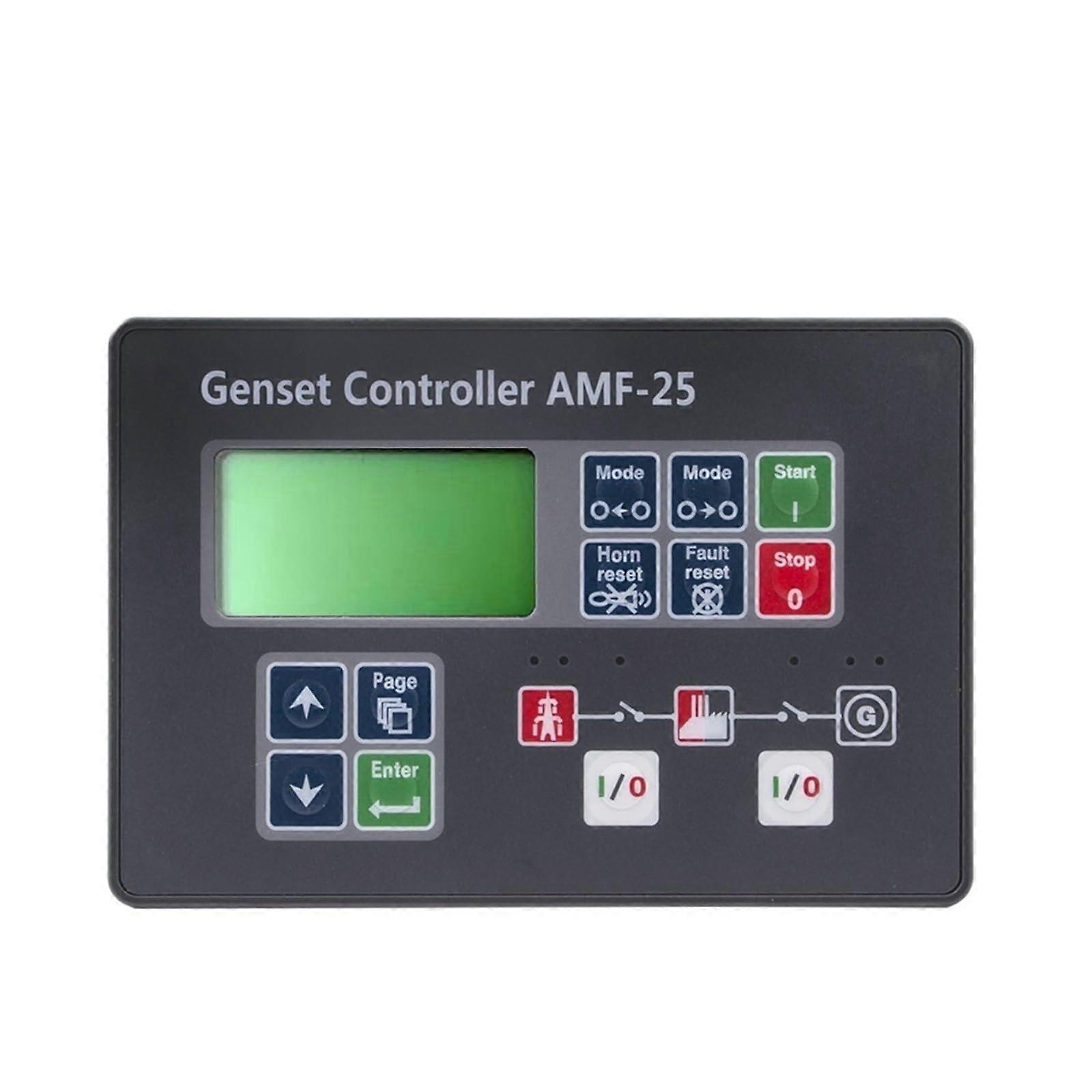 AMF25 AMF20 Diesel Generator Controller with LCD Display Auto Start Genset Control Module