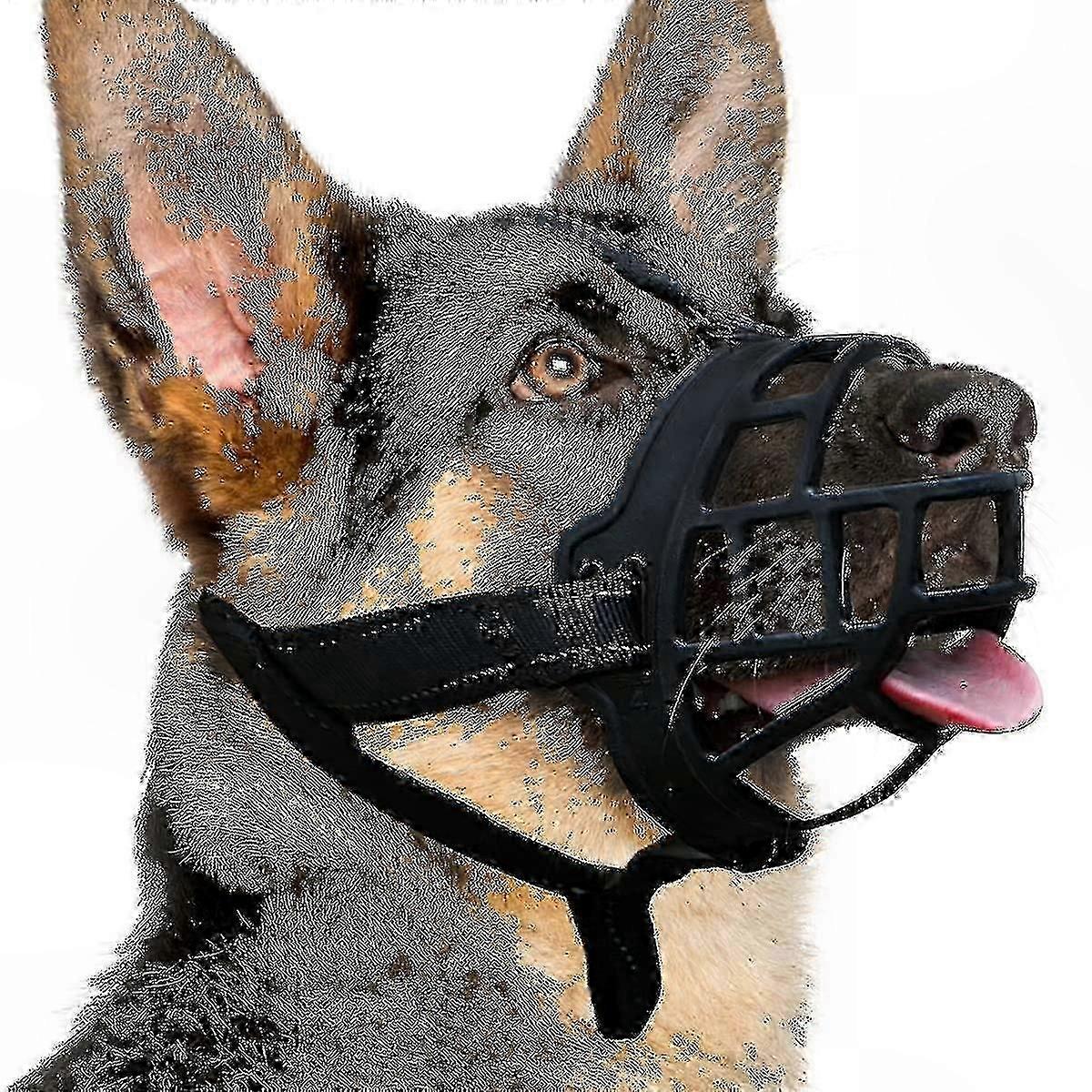 Soft Basket Dog Muzzle for All Sizes - Safe, Breathable, Bite-Proof