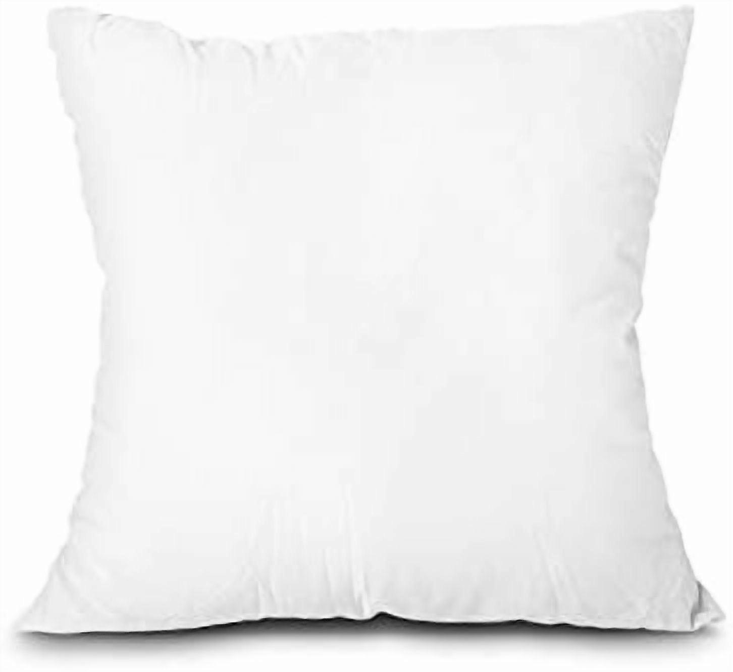 Lightweight Soft Polyester Down Alternative Throw Pillow Insert, 26x26", White, Machine Washable, 1 Count