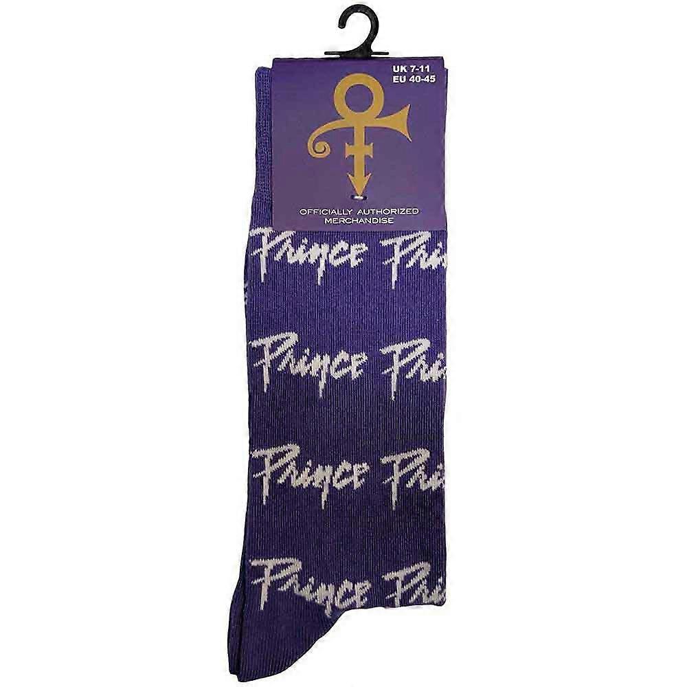 Prince Logo Repeat Ankle Socks