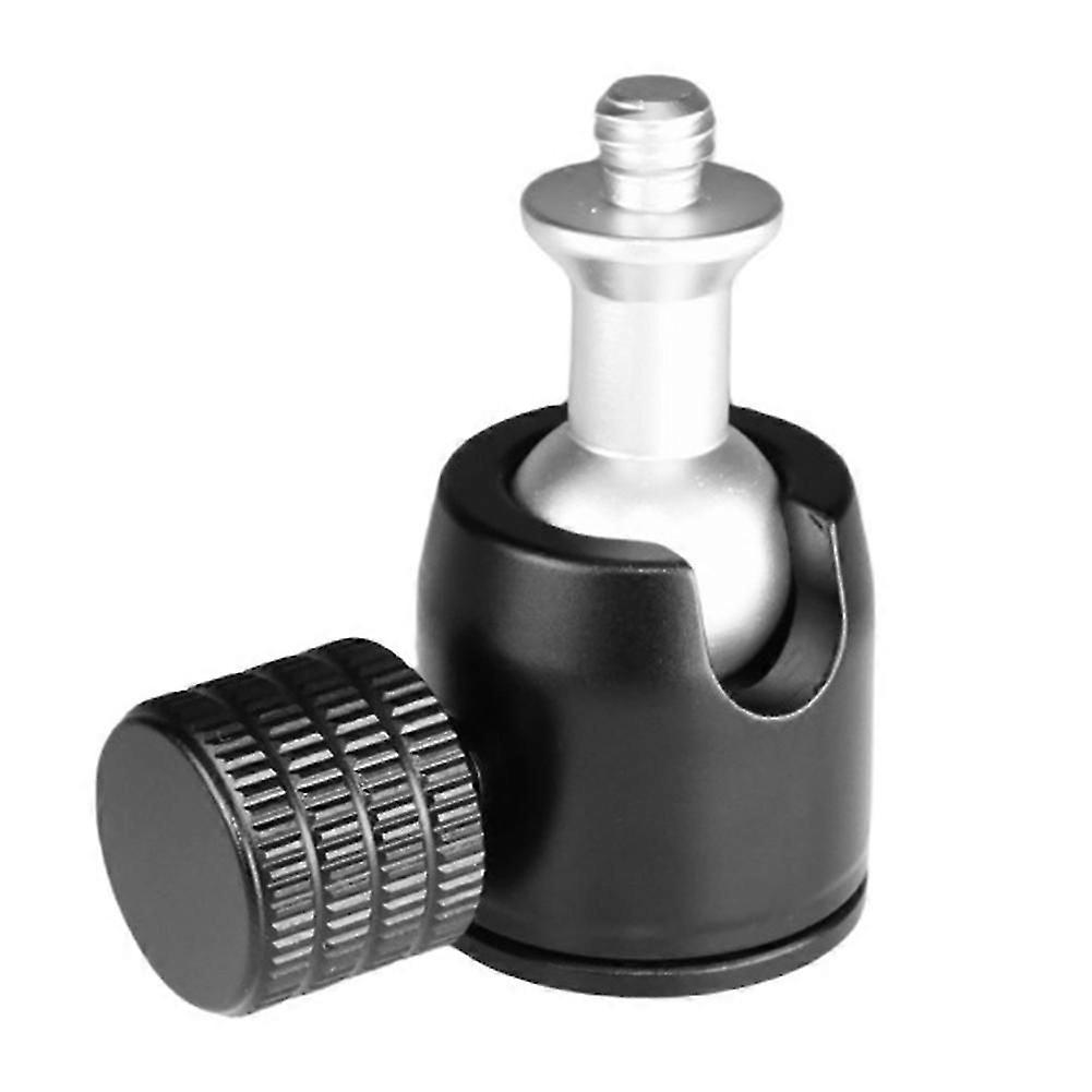 Universal Mini Tripod Ball Head 1/4-20 Base Adapter Degree for Interface Stabilizer for Camera
