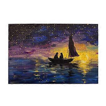1000 Piece Wooden Jigsaw Puzzle for Adults with Vibrant Shipboard Artwork and Durable Pieces