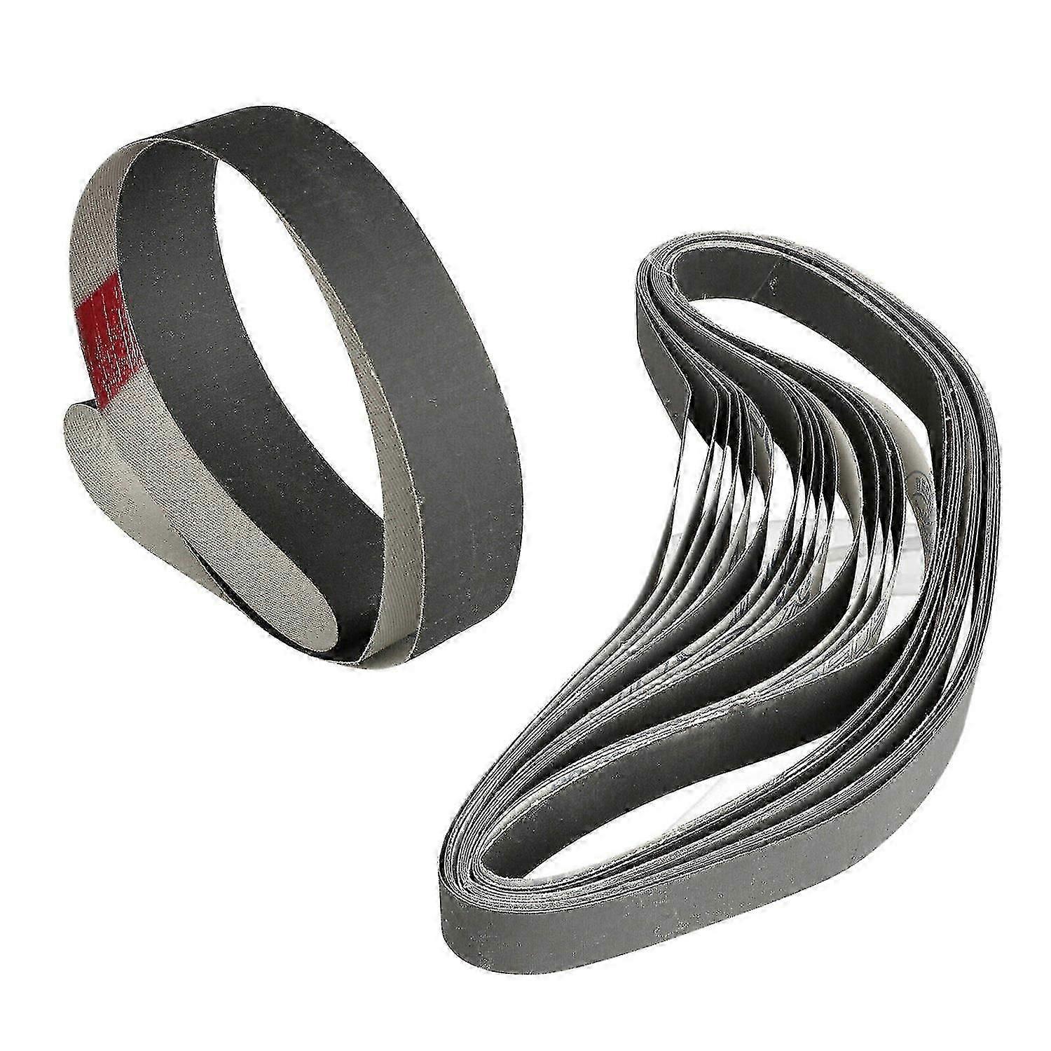 Cintas de lixa 1x30 polegadas 15pcs 600/800/1000 grão para polimento de metal