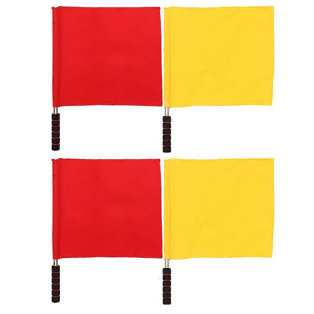 Dommerflagg for konkurranser, 4 stk., rask respons