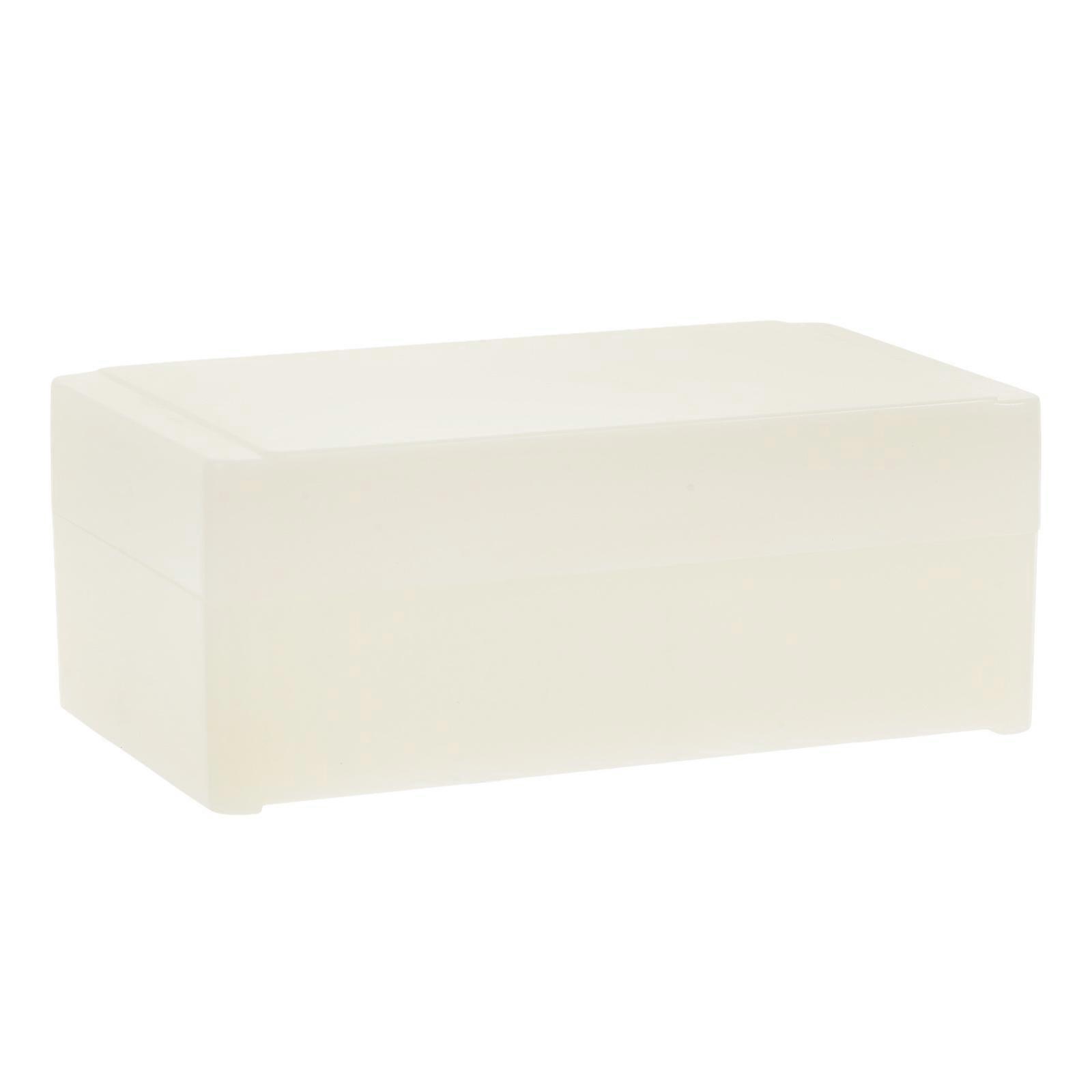 Microscope Slides Storage Box for Laboratory Use with Serial Number White