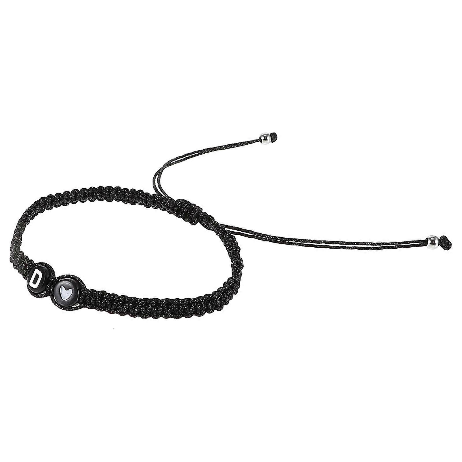 Initial Bracelets Couples Braided Wrist Chain for Friendship Adjustable