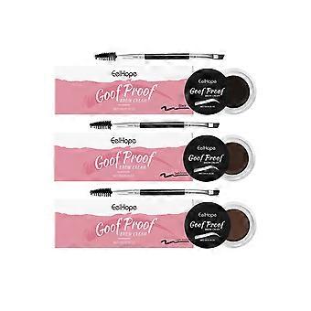 Eelhope Eyebrow Cream Series Of Anti-Smudging Multi-Color Eyebrow Color Moisturizing Nourish Long-Lasting Dry Waterproof Eyebrow Cream