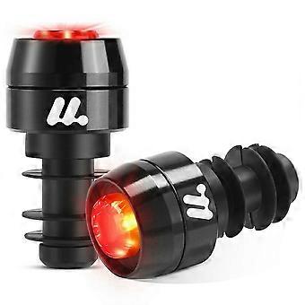WEST BIKING 1 Paar Plug Grip Waarschuwingslampjes Fietsstuur Eindlampjes LED Knipperlichten voor Mountainbike