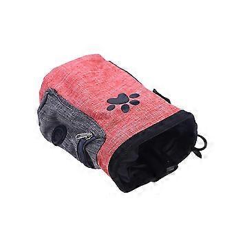 Small Dog Treat Pouch Durable Use Red 17.00X14.00X2.00CM Pet Owners Pet Events 1Pack