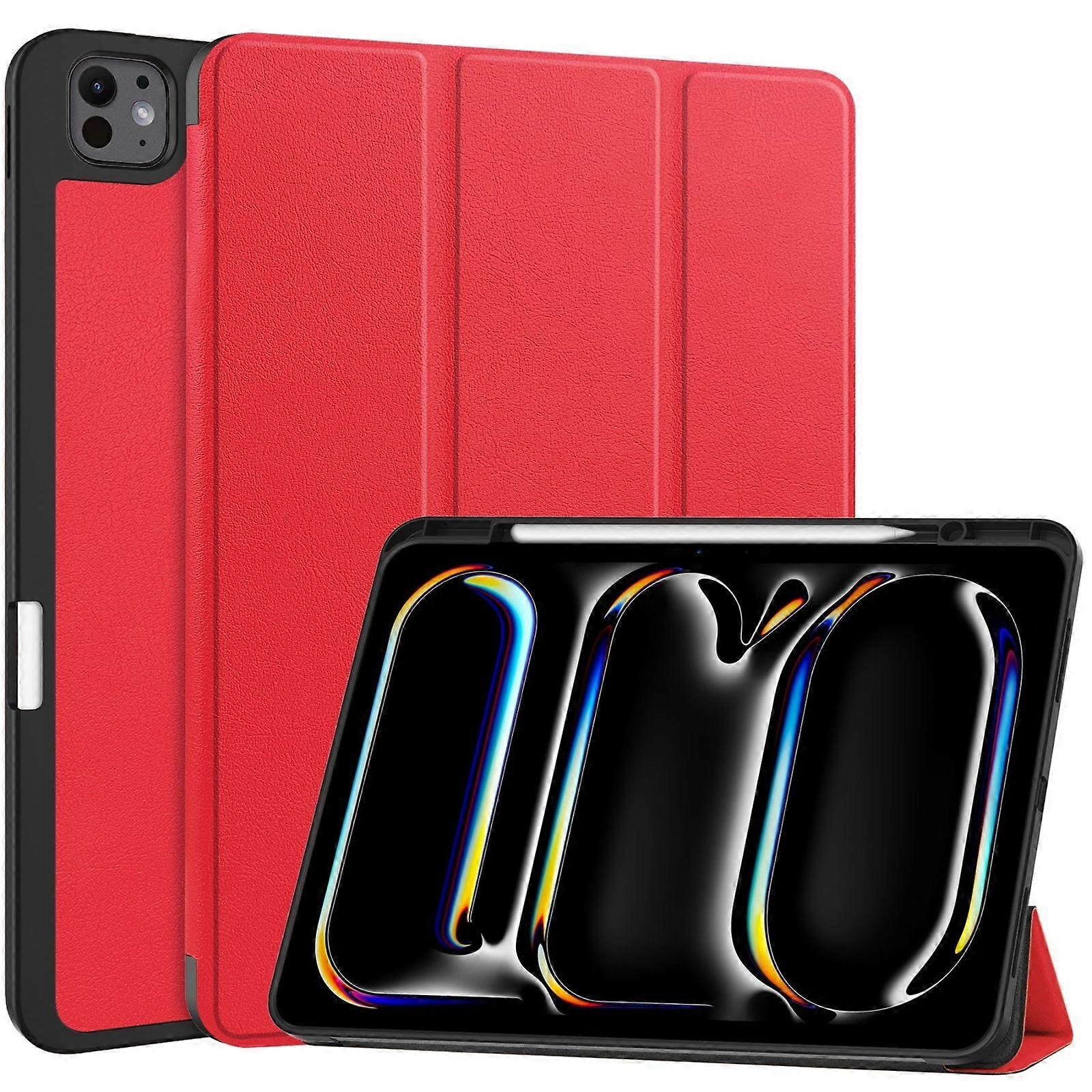 Smart Leather Tablet Case For iPad Pro 13 2024