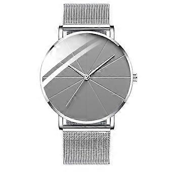 2022 Montres de mode minimaliste pour hommes Simple Men Business Ultra mince Acier inoxydable Mesh Belt Quartz Watch