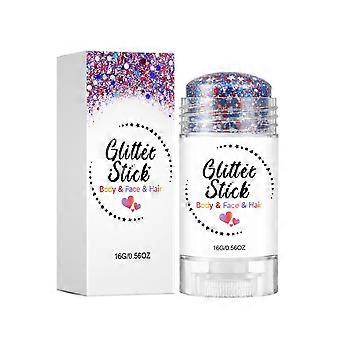 Glitter Stick For Face, Body & Hair, Long-Lasting Shimmer Makeup For Parties & Festivals