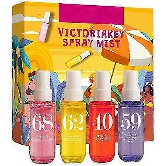 Blumiger Duftspray-Nebel – Mini-Eau de Toilette-Set mit Jasmin, Pflaume, Amber und Sandelholz VioletZZ57 S04 Neuheit S06