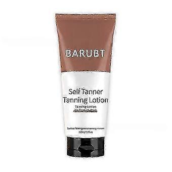 Self Tanner Cream - Bio-Feuchtigkeitslotion für natürlichen Glow, streifenfreie mittlere bis dunkle Bräune