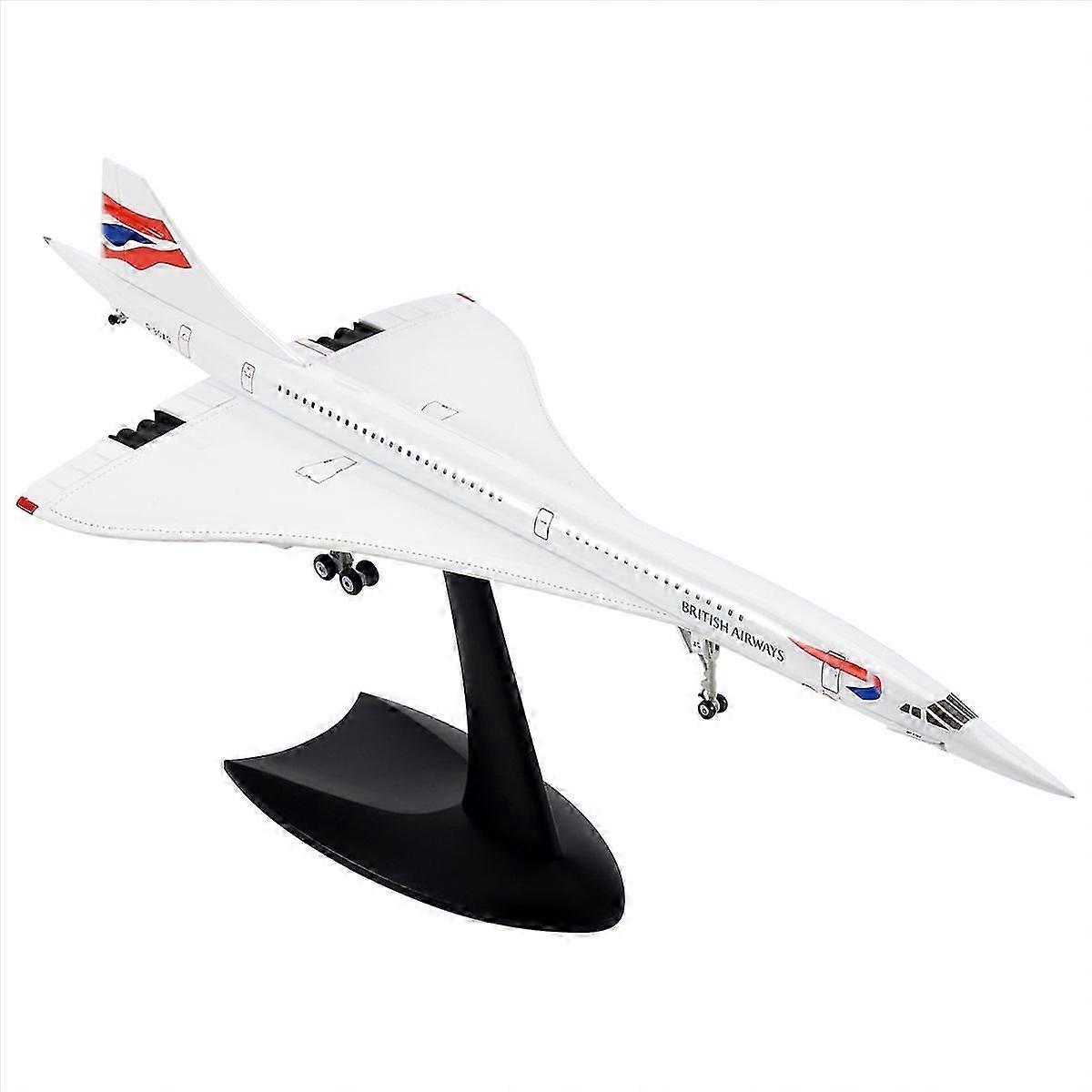 1/200 Concorde supersonisk passasjerflymodell for statisk skjermsamling