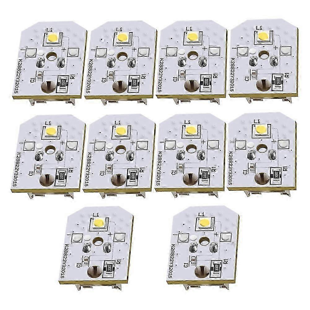 Refrigerator Light,Refrigerator Led Light Assembly Replacement 10 PCS