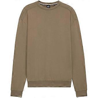 Boss Herre Chevron Drop Shoulder Afslappet Pasform Sweatshirt