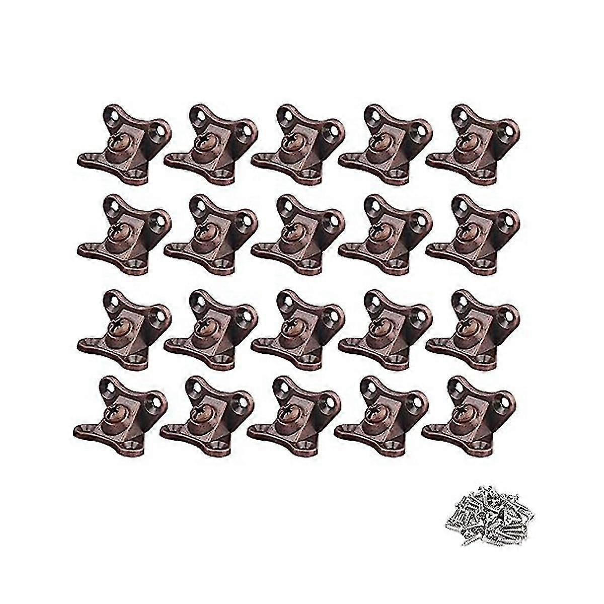Removable Combination Butterfly Corner Code, Angle Corner Brackets, Heavy Duty Shelf Brackets, L Bracket, (red Bronze)
