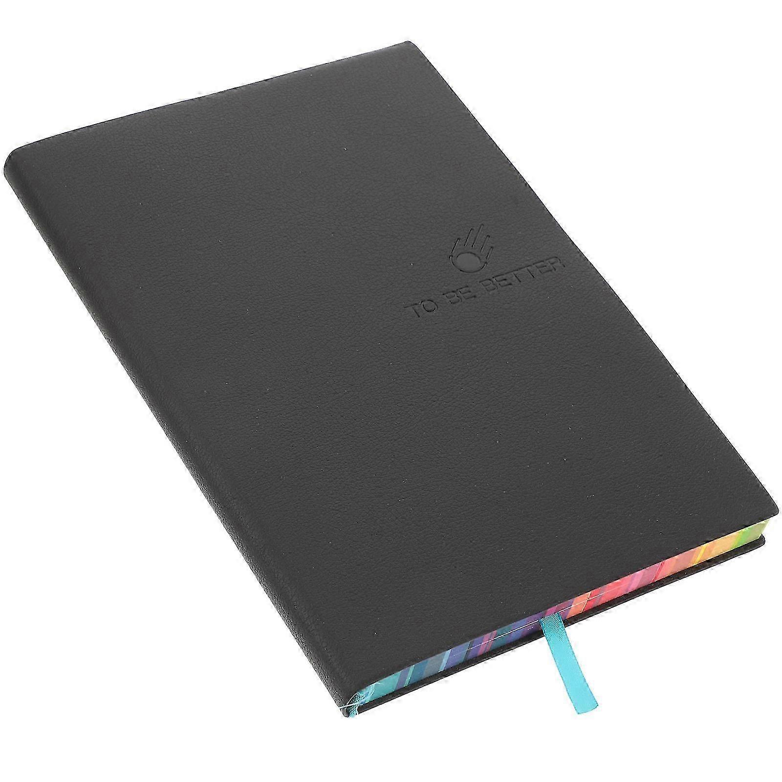 Daily Notebook for Office, Multi-Function Notepad, 3-Pack Black Set