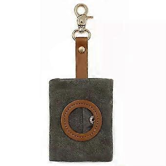 Dog Poop Bag Cover Canvas Material Dog Waste Bag Dispenser Soft Fabric Puppy Poop Bag