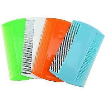 4pcs Pflege Floh Kamm Floh Läuse Kämme Hund Katze Kämme Haare Massieren Kämme Läuse Kamm Haustier Zähne Kämme