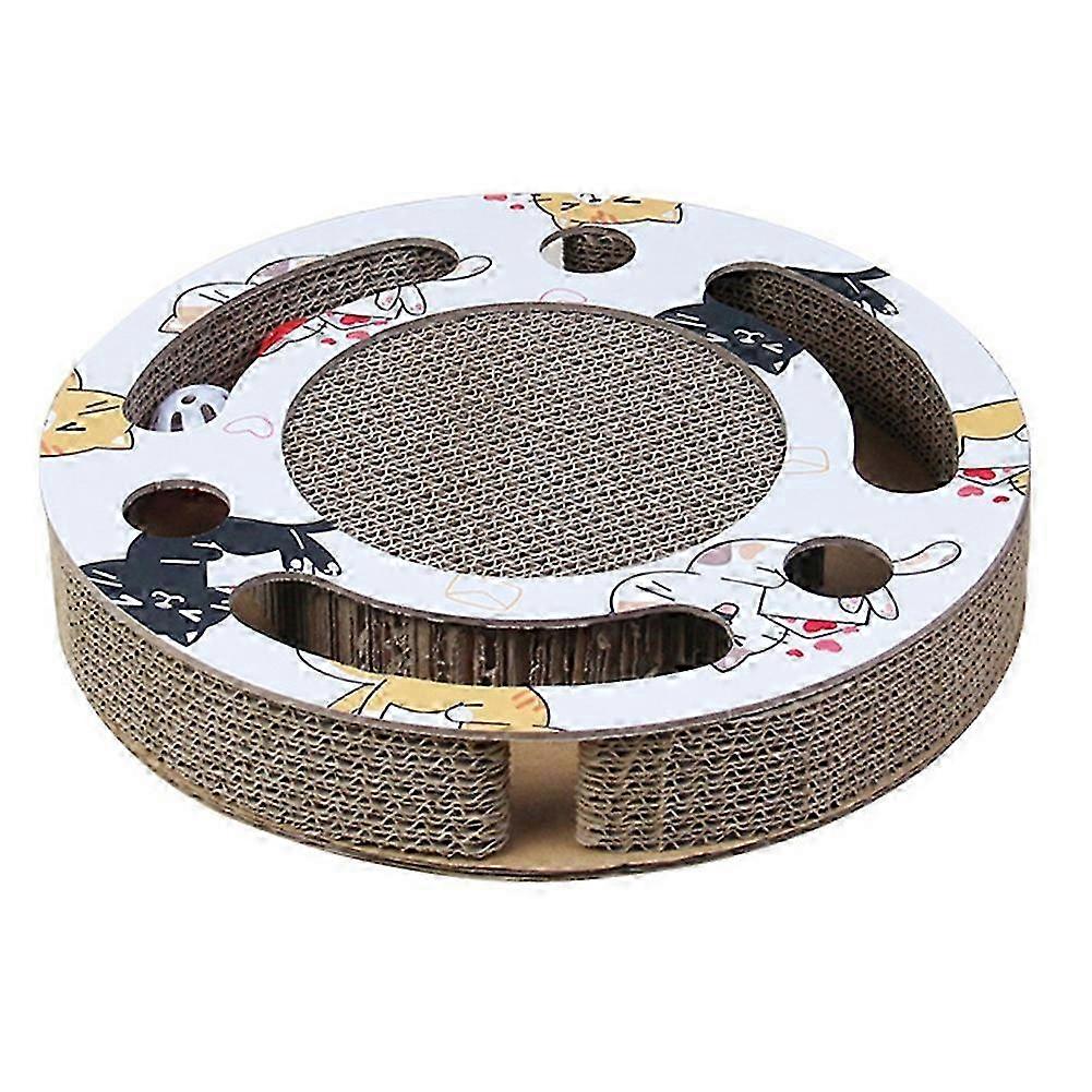 Cat Scratching Board Ball Multi-Function Cat Scratcher Funny Sharpen Nails Scraper Scratching Post Ball-Scooping Type B