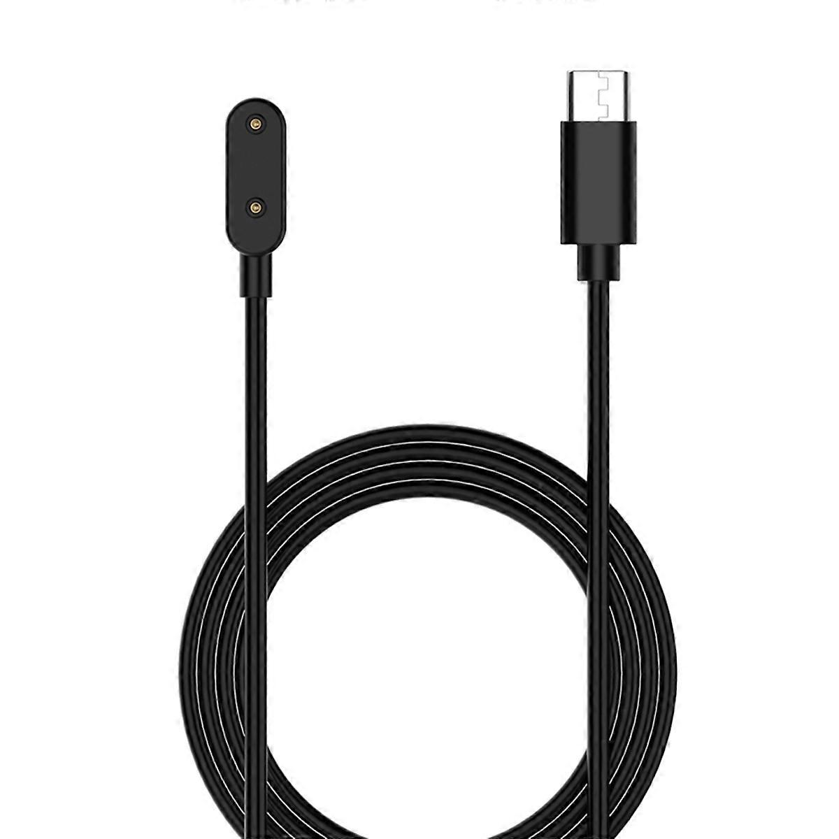 Charging cable for Samsung Galaxy Fit 3 Smart Watch USB-C, 1 meter, black