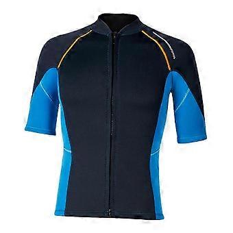 Men's Wetsuit Top compatible with Scuba Diving Surfing Canoeing Water Sports Swimwear