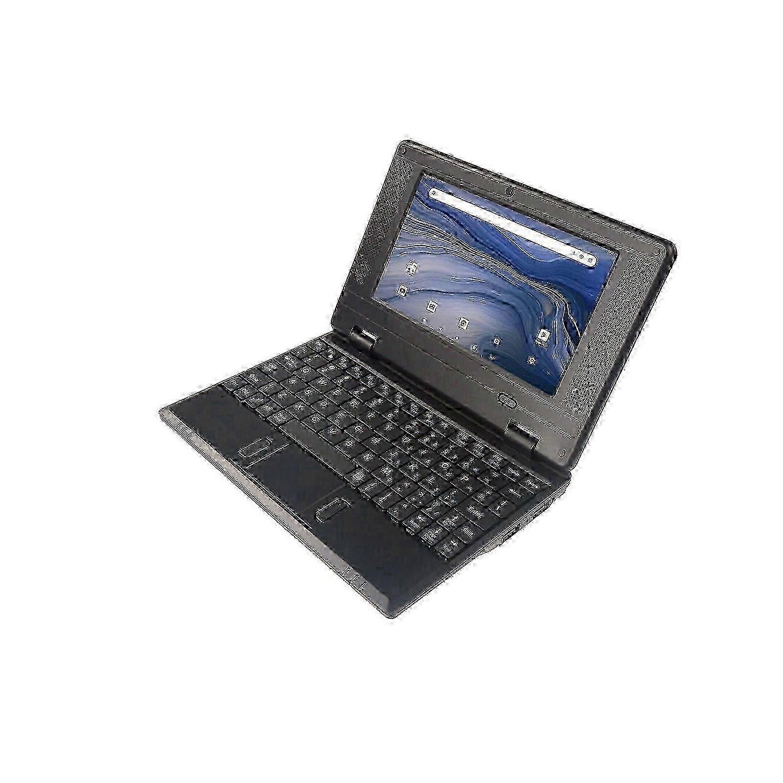 Mini Notebook de 7 polegadas, Quad Core, Android 12.0, Netbook, 2GB de RAM + 32GB de ROM, Preto