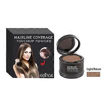 Hairline Covering Polishing Powder Sanfter, erfrischender und leicht aufzutragender Hairline Concealer Contouring Powder Hellbraun
