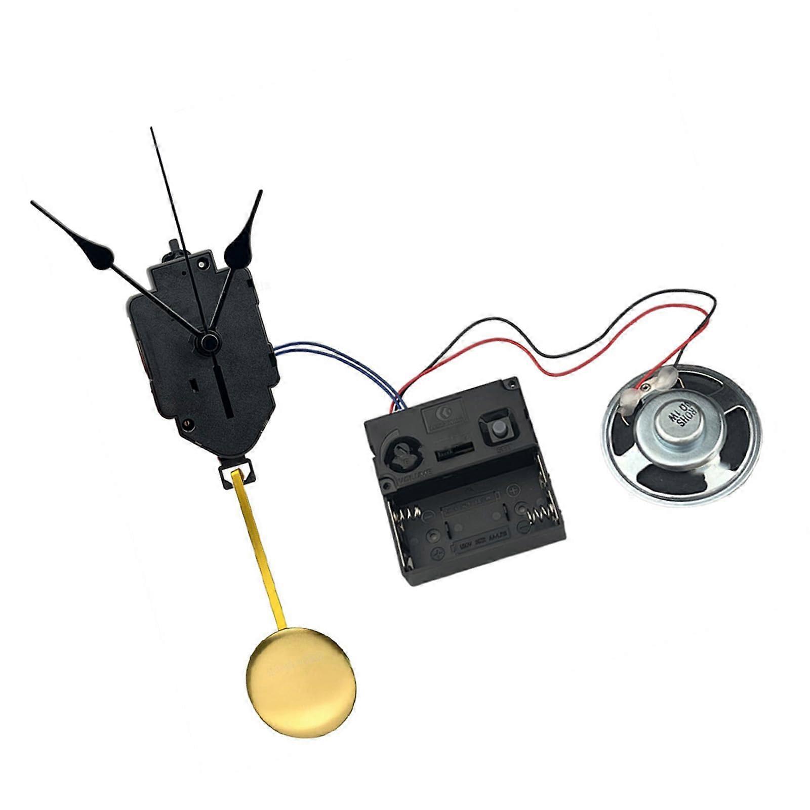 Wall Clock  Kit with Quartz Clock Movement, Durable Pendulum Set, Easy Installation, Restores Chime Function