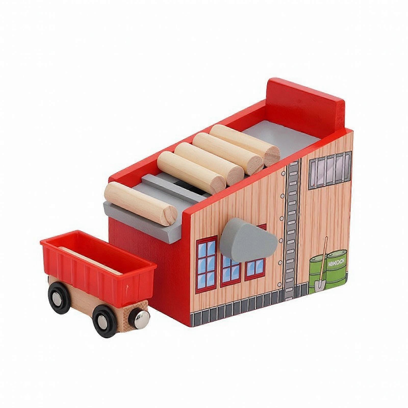 Loading Machine Imaginative Toy with Wagon Sturdy for Train Table