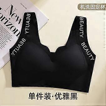 Women Seamless Tank Style Push Up Sports Bra Anti Sag For Large Bust