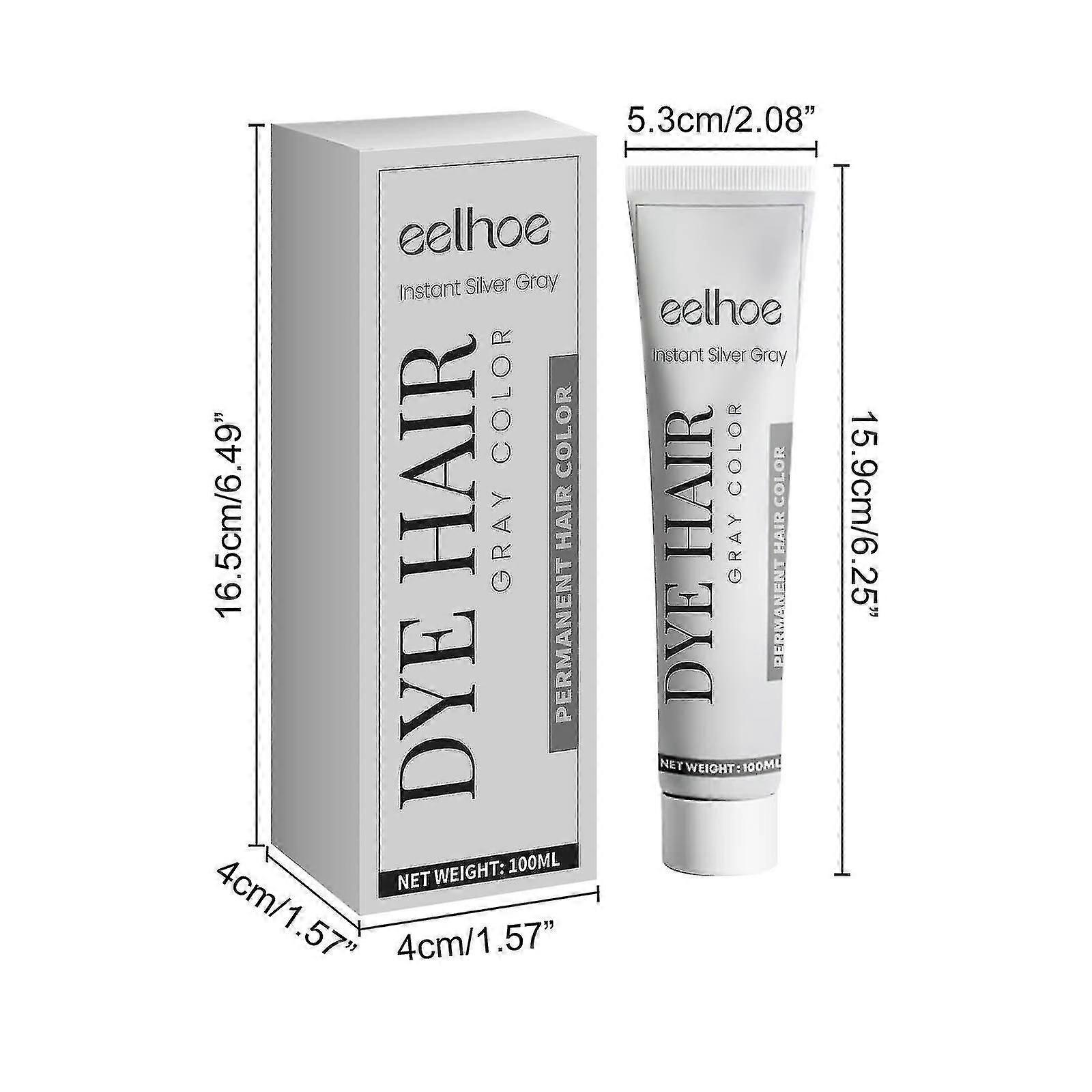 Graue Haarfarbe Creme 100Ml