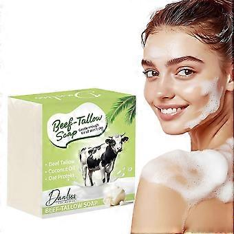 Beef Tallow Soap Bar -All Natural and Organic Grass Fed Tallow Soap- Moisturizes, Soothes, Hydrates Face & Body Wash Great for Itchy, Dry, Sensitive S